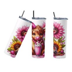 Cute Highland Cow 20oz Tumbler