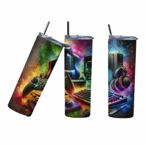 Gamer Themed 20oz Tumbler