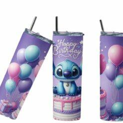 Stich Happy Birthday 20oz