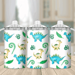 Cartoon Dinosaurs 12oz Sippy Cup