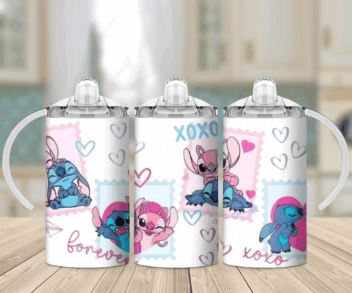 Stich Cartoon 12oz Sippy Cup