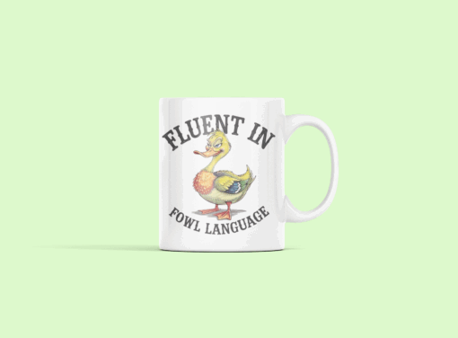 Fluent In Funny 11oz Drinks Mug