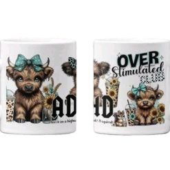 Highland Cow ADHD 11oz Mug