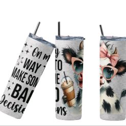 Highland Cow Quote 20oz Tumbler