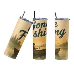 Gone Fishing 20oz Drinks Tumbler