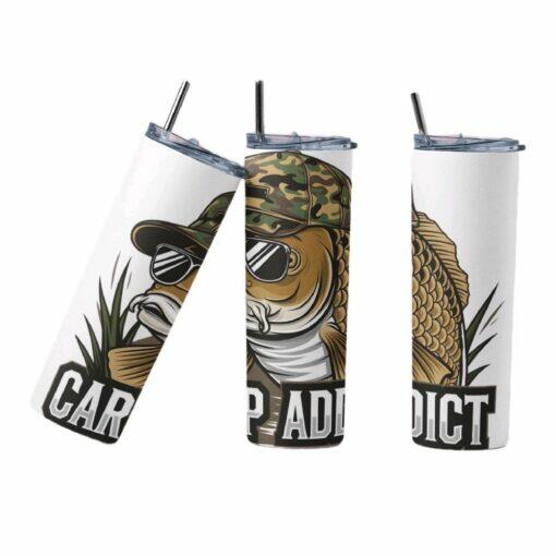 Carp Addict Funny 20oz Tumbler