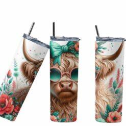 Highland Cow 20oz Tumbler