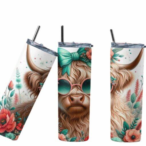 Highland Cow 20oz Tumbler