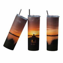 Carp Fishing Sunset 20oz Tumbler