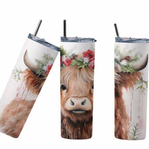 Highland cow 20oz Tumbler