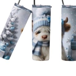 Highland Cow Crimbo Tumbler