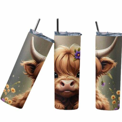 Baby Highland Cow 20oz Tumbler