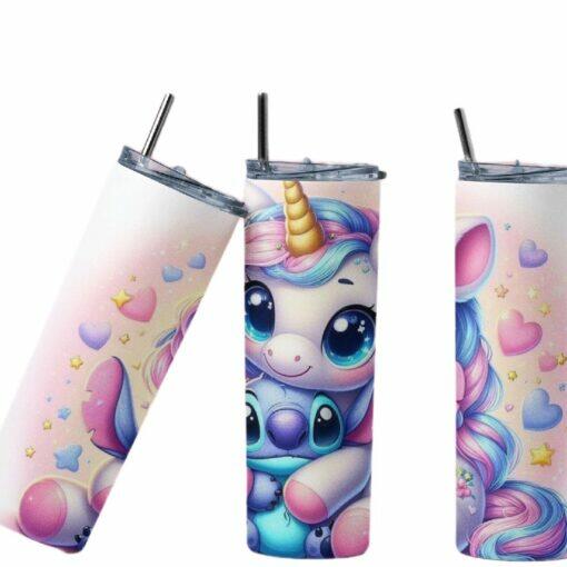 Stich And Unicorn 20oz Tumbler