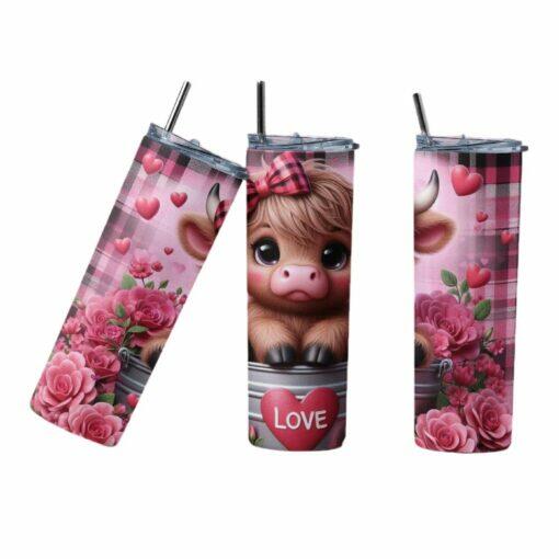 Highland Cow Love 20oz Tumbler