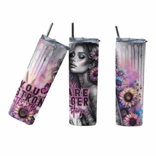 Quote Stronger 20oz Tumbler
