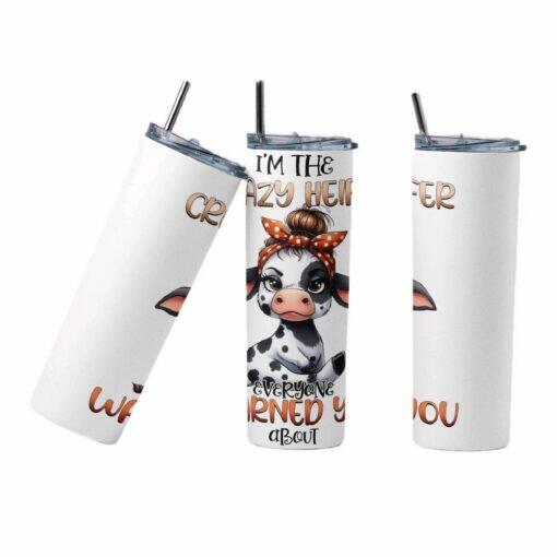 Highland Cow Crazy 20oz Tumbler