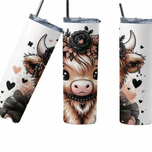 Highland Cow 20oz Tumbler