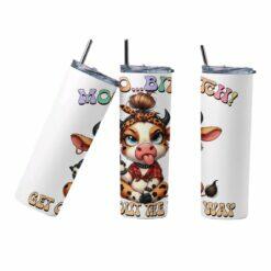 Highland Cow Quote 20oz Tumbler