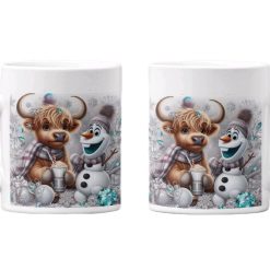 Highland Cow Snow 11oz Mug