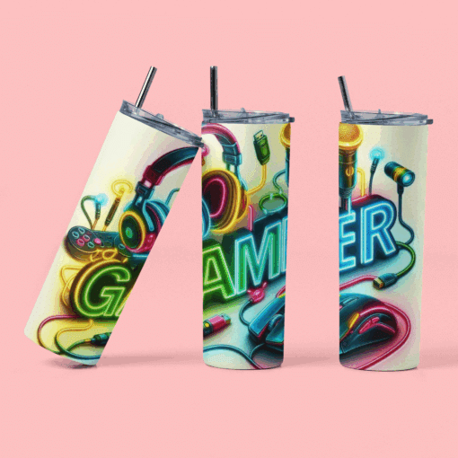 Gamer Themed 20oz Drinks Tumbler
