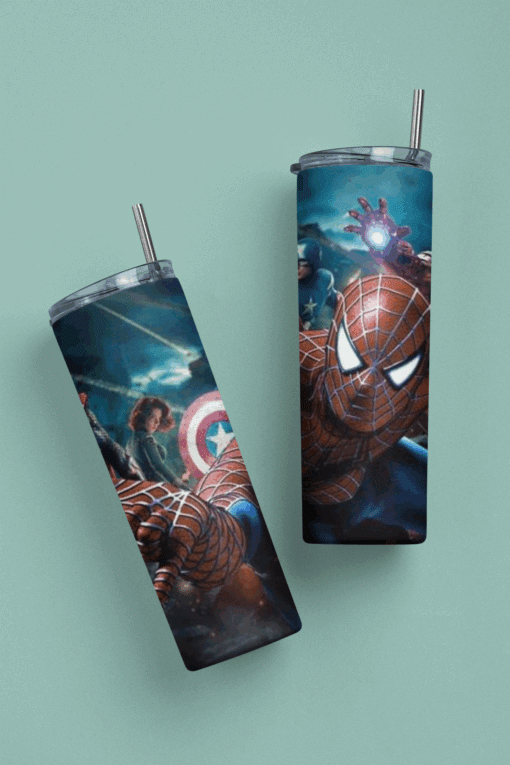 SuperHero Spiderman 16oz Tumbler