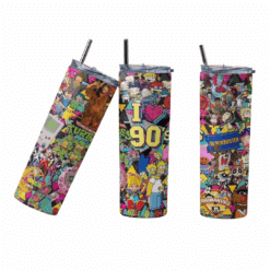 I love 90s 20oz Drinks Tumbler