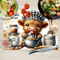 Highland Cow Chopping Board