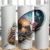 Wolf Feather II 20oz Tumbler - Image 3