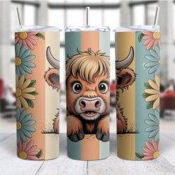Cute Highland Cow 20oz Tumbler