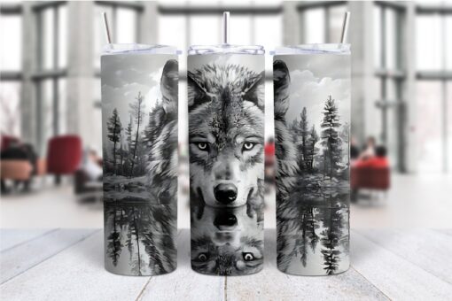 Wolf Lake 20oz Tumbler