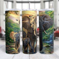 Beautiful Elephants 20oz Tumbler