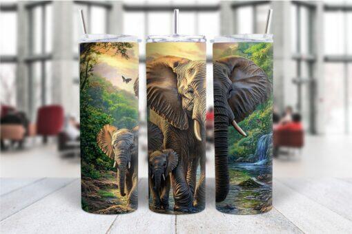 Beautiful Elephants 20oz Tumbler