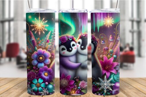 Cute Penguins 20oz Tumbler