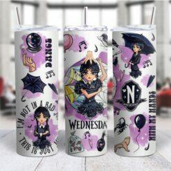 Wednesday Cartoon 20oz Tumbler