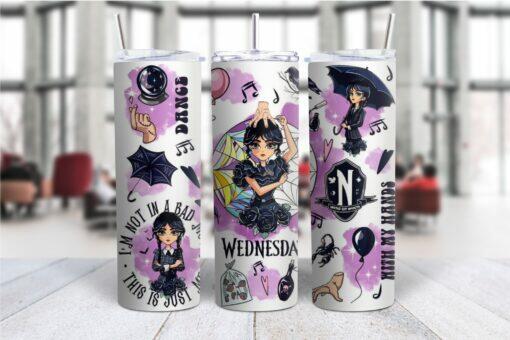 Wednesday Cartoon 20oz Tumbler