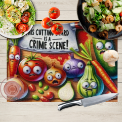Crime Scene Chopping Board