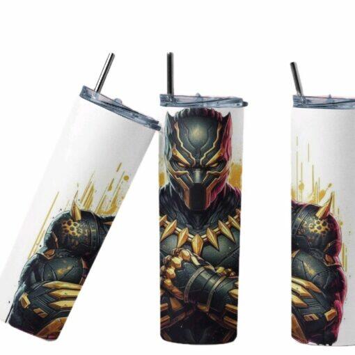 Superhero Black Panther Tumbler