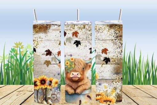 Highland Cow 20oz Tumbler
