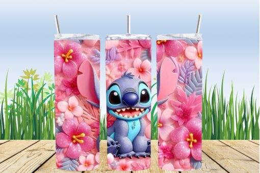 Cute Stich 20oz Tumbler