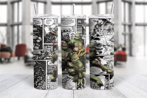 Superhero Turtles 20oz Tumbler
