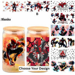 Superheros UV DTF Libbey Cup