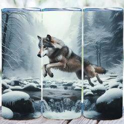 Snow Wolf 20oz Tumbler