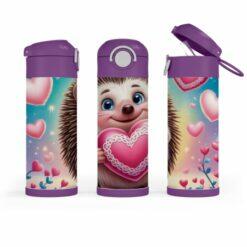 Hedgehog 12oz Lockable Flask