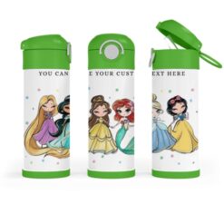 Princess Your Name 12oz Flask