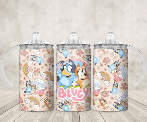 Cartoon Bluey 12oz Sippy Cup