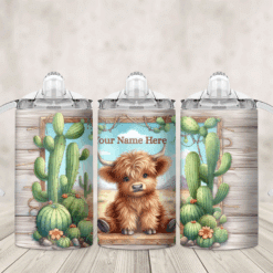 Highland Cow 12oz Sippy Cup