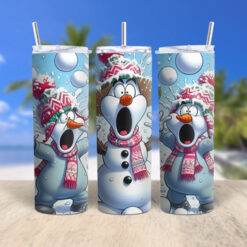 The 3 Snowmen 20oz Tumbler