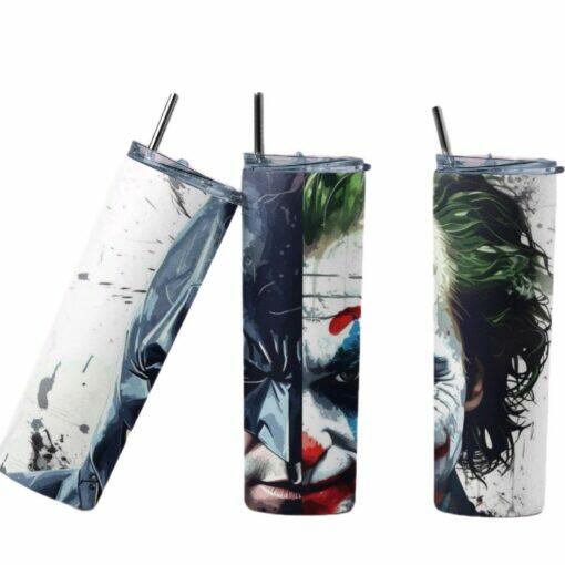 Superhero Bat Joker 20oz Tumbler