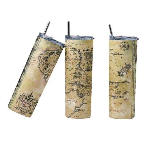 LOTR Map 20oz Drinks Tumbler