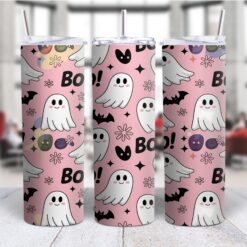 Boo Ghosts 20oz Skinny Tumbler